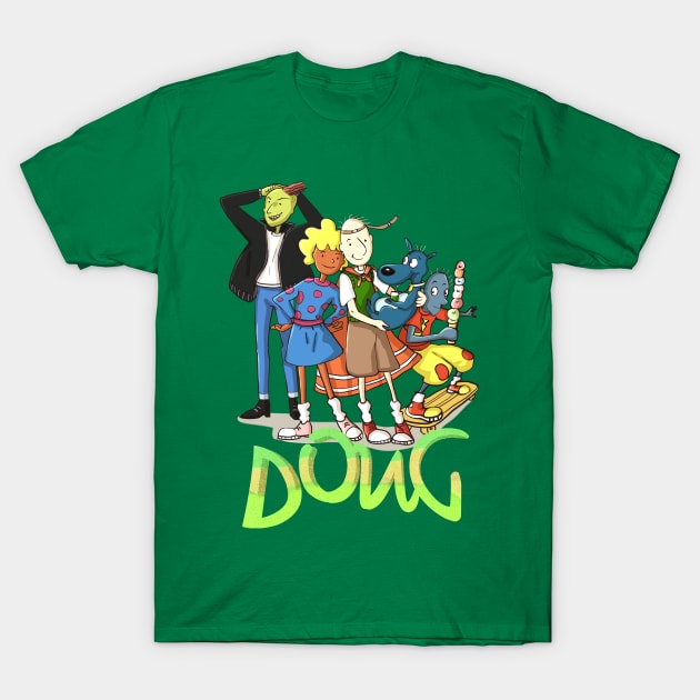 Doug and Friends T-Shirt by Handsley Nguyen